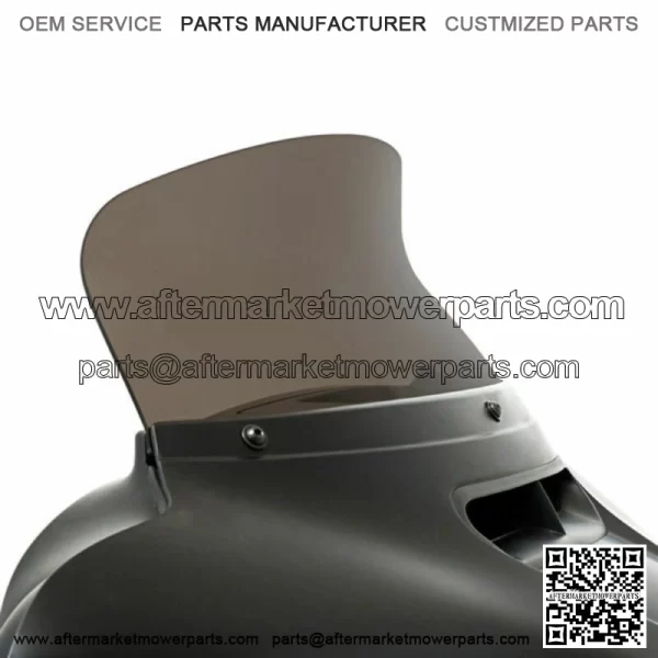 New Memphis Shades 6.5" Smoke Tinted Windshield 2014-2020 Harley Batwing Touring (For: Harley-Davidson)