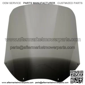 Memphis Shades 15" Black Smoke Tint Road Warrior Windshield Harley Softail Dyna (For: Harley-Davidson)