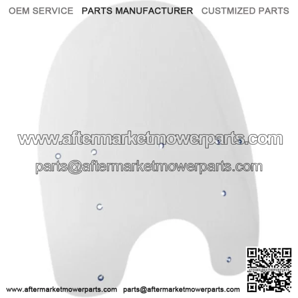 Memphis Shades 17 OE Replacement Clear Windshield Harley Dyna Wide Glide Softail (For: Harley-Davidson)