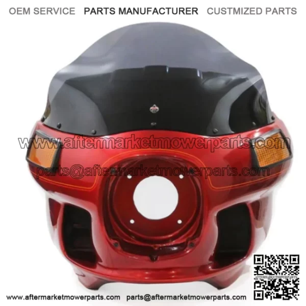 Klock Werks Dark Smoke Flare Windshield Screen Harley FXR FXRT FXRP Sport Glide (For: Harley-Davidson)