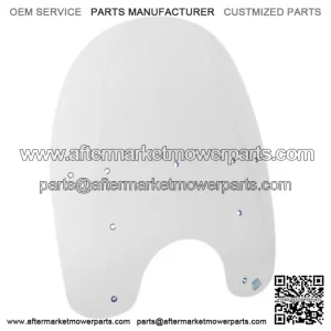 Memphis Shades 19" Replacement Clear Quick Release Windshield Harley Dyna FXR XL (For: Harley-Davidson)
