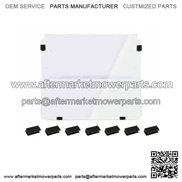 For Club Car DS Clear Windshield 1982-2000.5 New Golf Cart Folding Polycarbonate