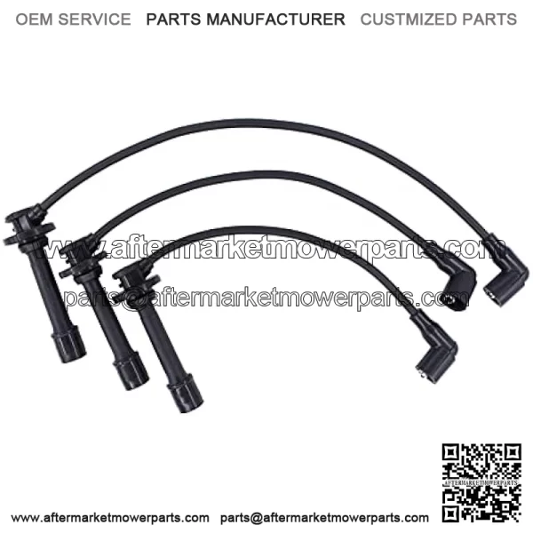 MOTOKU MIA11722 MIA11723 MIA11724 Spark Plug Wire for John Deere Gator XUV Cylinder #1#2#3
