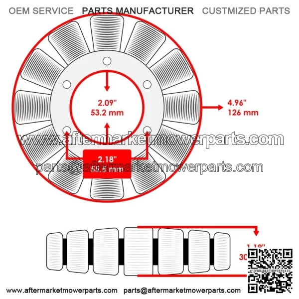 Stator For Arctic Cat ZR 3000 2017 2018 2019 / 3307-028 3307028 (For: Arctic Cat) - Image 2