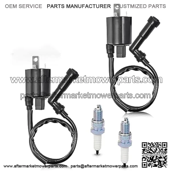 Ignition Coil Pack R+L & spark plug + Cap For Yamaha Virago 700 750 1000 1100 XV700 XV750 XV1000 XV1100 1984-1999