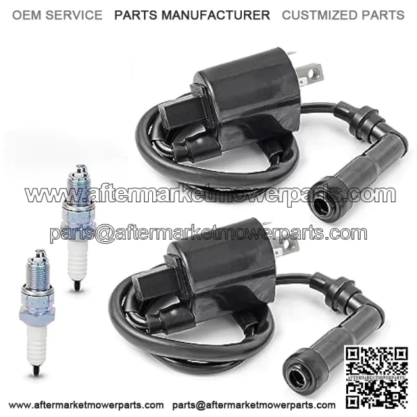 Ignition Coil Pack R+L & spark plug + Cap For Yamaha Virago 700 750 1000 1100 XV700 XV750 XV1000 XV1100 1984-1999 - Image 3