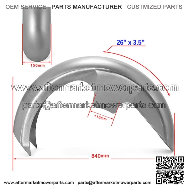 21" 23" 26" Motorcycle Front Fender For Harley Baggers and Softails 1996-2022 - Image 3