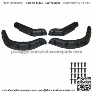 Golf Cart Standard Fender Flares Front and Rear For EZGO TXT ModelSet of 4pcs