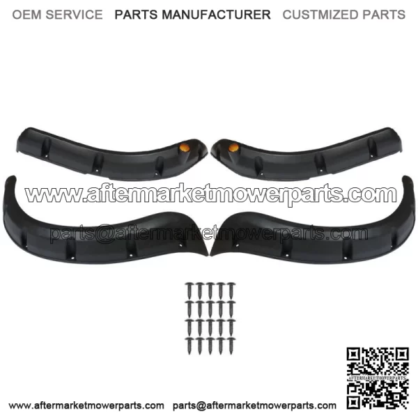 Golf Cart Fender Flares Front And Rear for Club Car Precedent 2006+ Set of 4