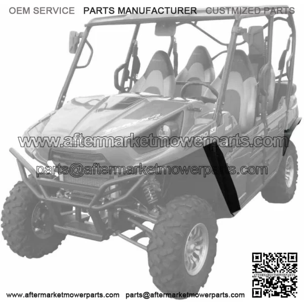 Super Max Fender Flares for 2012-24 Kawasaki Teryx & Teryx S 4 seat For: Kawasaki Teryx4 800