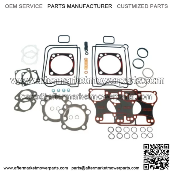 Gasket Top End Rubber Gasket Seal Kit 84-91 Harley Evo Big Twin (For: Harley-Davidson)