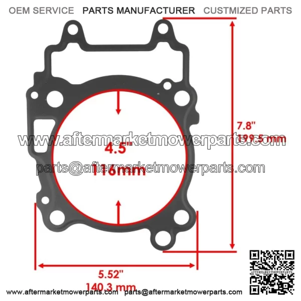 Cylinder Base Gasket for Polaris Sportsman ACE 570 2015 / 5260934 5254903 For: Polaris Sportsman 570 - Image 2