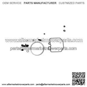 Honda OEM Carburetor Gasket Set 16010-413-405 CB400T CM400 CM250 CB450 Parts