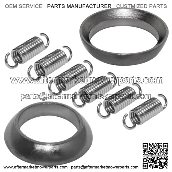 Exhaust Gaskets & Springs Kit for Arctic Cat Z370 Z440 ZL440 ZL550 ZL580 ZR700 (For: Arctic Cat)