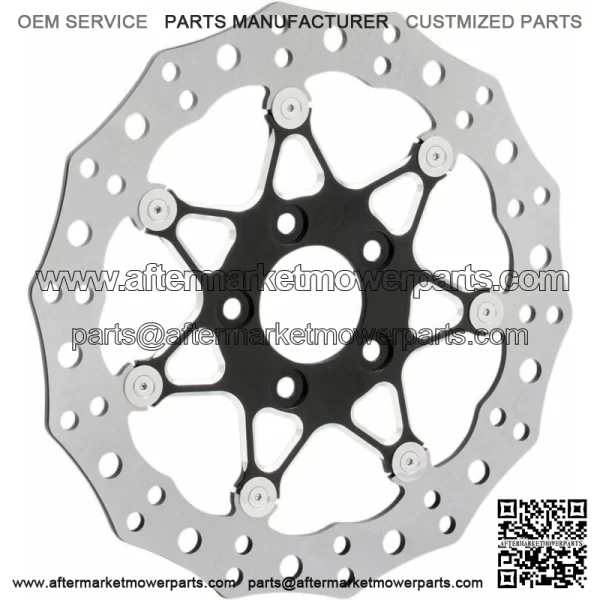 Procross Black 14" Front Floating Brake Rotor Harley Touring 08-2016 (For: Harley-Davidson)