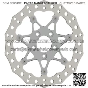 Procross Chrome 14" Front Floating Brake Rotor Harley Touring 08-2016 (For: Harley-Davidson)