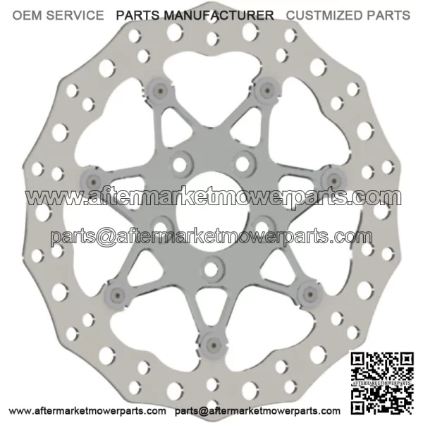 Procross Chrome 14" Front Floating Brake Rotor Harley Touring 08-2016 (For: Harley-Davidson)
