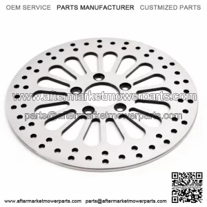DNA 11.8" Super Spoke Polished Front Brake Rotor Disc 2008+ Harley Touring (For: Harley-Davidson)