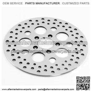DNA Polished Chrome Rear 11.5" Brake Rotor OE 1984-2013 Harley Chopper Bobber (For: Harley-Davidson)