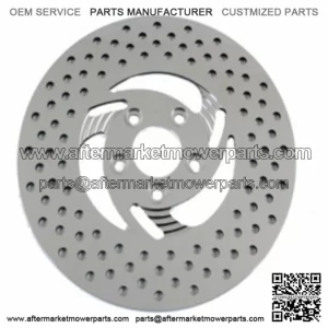 Polished Stainless Steel Razor Rear 11.5 Rotor Brake Disc Harley Softail Dyna XL (For: Harley-Davidson)