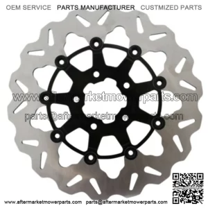 Galfer Stainless Black Floating Wave 11.8" Front Brake Rotor Harley Touring 08+ (For: Harley-Davidson)