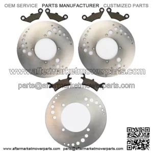 Front Rear Brake Rotors and Pads fits Polaris Sportsman 700 EFI - 2007
