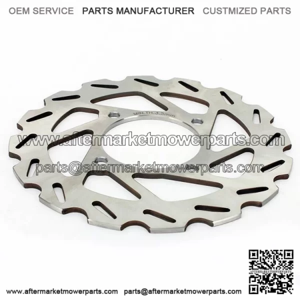 Front Rear Brake Disc for Can-Am Outlander 400 2007-2014/Outlander Max 400 2007-2015/Outlaner 400 EFI 2015