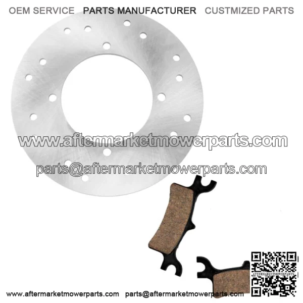 Rear Brake Disc Rotor W/ Pads for Polaris Sportsman 800 2005 2006 2007 For: Polaris Sportsman 800