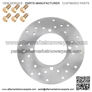 Rear Disc with Stud Bolt fits Polaris Sportsman 800 6X6 EFI 2009-2010 For: Polaris Sportsman 800