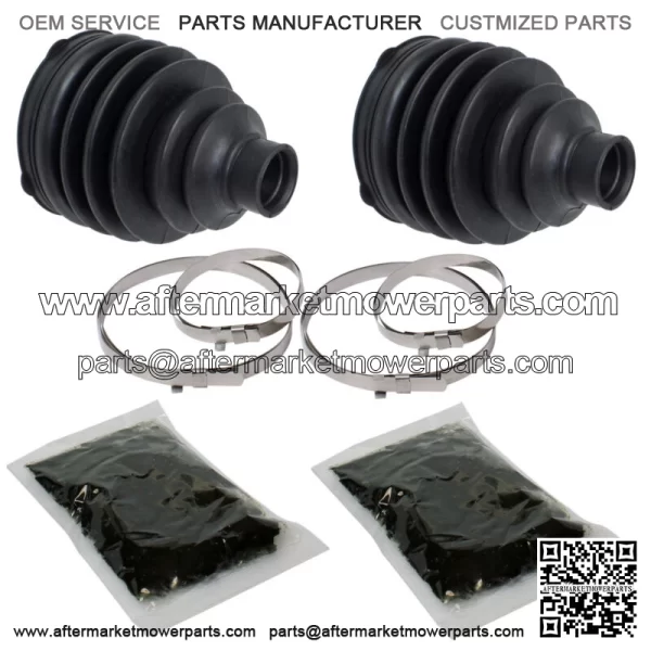 Front Axle Inner Outer CV Boot Kit for Polaris Sportsman Touring 800 EFI 08-09 For: Polaris Sportsman 800