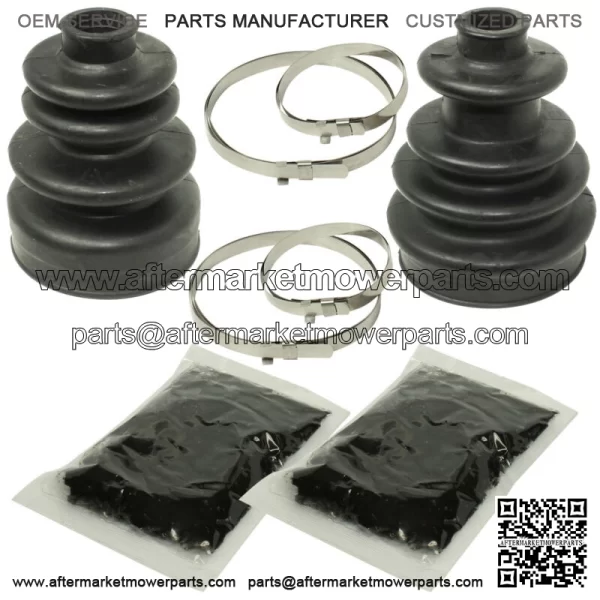 Front Axle Inner Outer CV Boot Kits for Polaris Sportsman 800 EFI 2006 2007 For: Polaris Sportsman 800