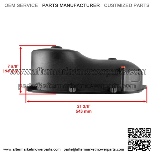 CVT Clutch Belt Outer Cover Fits Polaris Sportsman 800 4x4 6x6 2005-14 w/ Gasket For: Polaris Sportsman 800 - Image 2