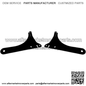 Cycle Visions 8 3/4" Sissy Bar Side Plates Black Harley Softail 18+ FLSL FXBB (For: Harley-Davidson)