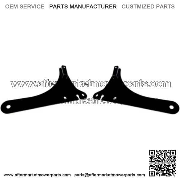 Cycle Visions 8 3/4" Sissy Bar Side Plates Black Harley Softail 18+ FLSL FXBB (For: Harley-Davidson)
