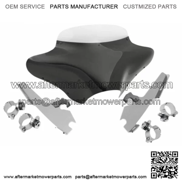 Memphis Shades Batwing Fairing Windshield Harley Dyna Wide Glide Softail FXST (For: Harley-Davidson)