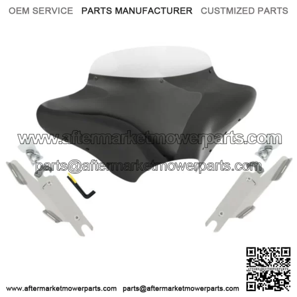 Memphis Shades Batwing Fairing Windshield Harley Softail Heritage Fatboy Deluxe (For: Harley-Davidson)