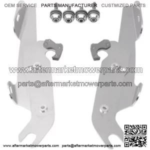 Memphis Shades Fairing Polished Trigger-Lock Mount Harley Softail OEM Lightbar (For: Harley-Davidson)