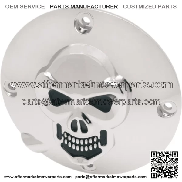 3-D Chrome Skull Derby Cover Accent 94-03 XL Harley Sportster (For: Harley-Davidson)