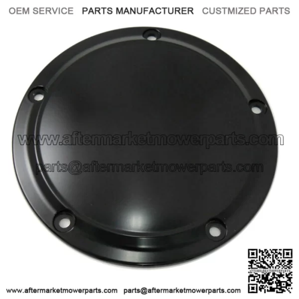 Matte Black 5-Hole Derby Primary Cover Softail Dyna Tour Glide Harley 99-18 (For: Harley-Davidson)