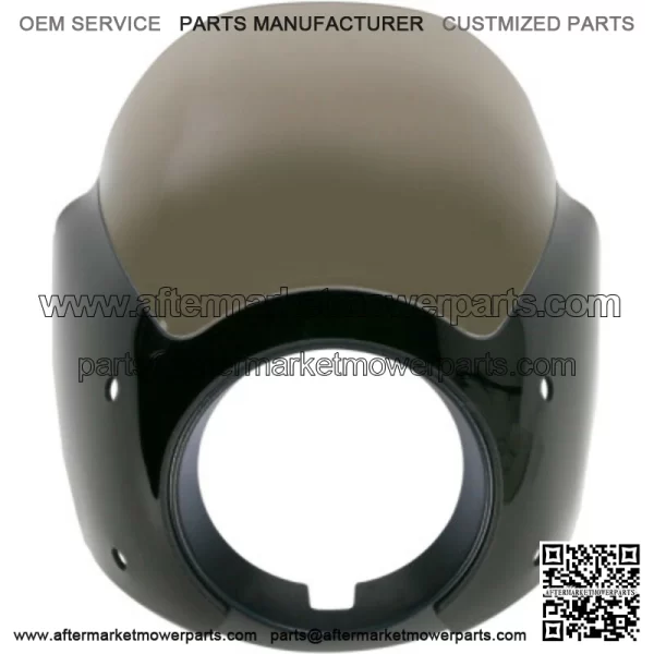 Memphis Shades Gloss Black Cafe Fairing M8 Harley 96+ XL M8 Softail FXBB FXLR (For: Harley-Davidson)