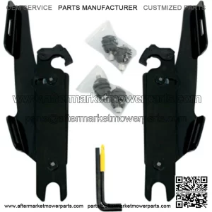 Memphis Shades Fairing Black Trigger-Lock Mount Harley Softail No OEM Lightbar (For: Harley-Davidson)