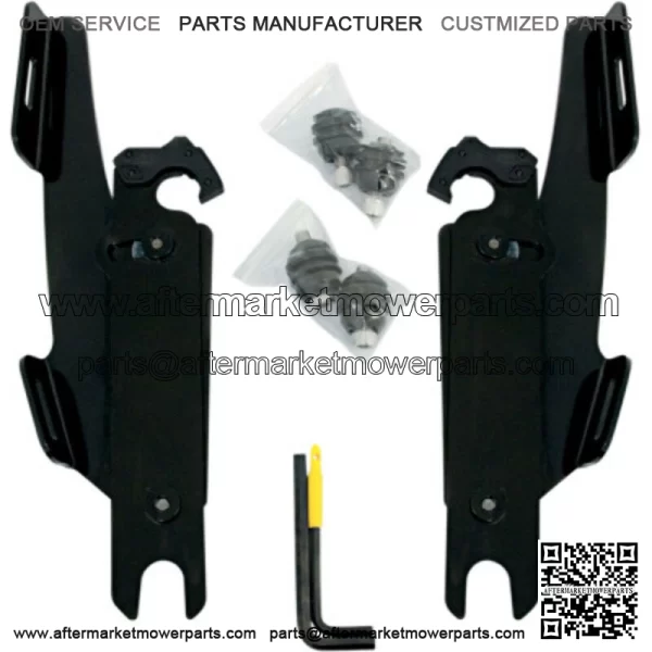 Memphis Shades Fairing Black Trigger-Lock Mount Harley Softail No OEM Lightbar (For: Harley-Davidson)