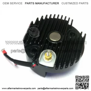 Black 12 Volt Solid State Voltage Regulator Generator End Cover Harley Sportster (For: Harley-Davidson)