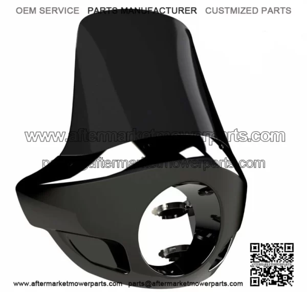 Brand Black Tall Touring Sport Fairing Windshield Harley 35 39 41 49 mm (For: Harley-Davidson)