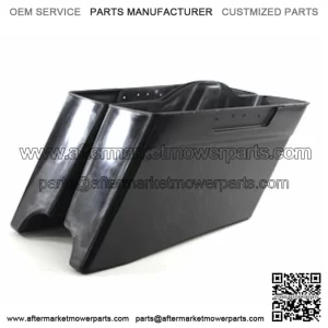 New Stretched Dual Exhaust 3" Extended Bags Saddlebags Bottom Set Harley Touring (For: Harley-Davidson)