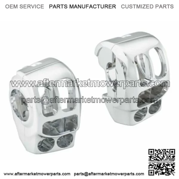 Chrome Switch Housing Kit Left Right Housings 2014-2020 Harley Touring Bagger (For: Harley-Davidson)