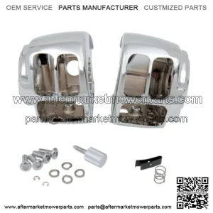 Chrome Handlebar Switch Housing Hand Control Kit 96-11 Harley Touring Softail XL (For: Harley-Davidson)