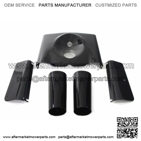 Gloss Black Front Fork Tin Slider Side Covers Kit Heritage Fatboy Harley Softail (For: Harley-Davidson)