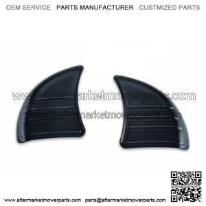 Kuryakyn Black Tri Line Inner Fairing Mirror Filler Covers Harley Touring 14-20 (For: Harley-Davidson)