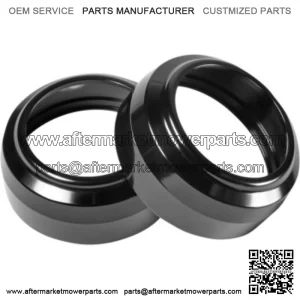 Performance Machine Black Billet Fork Dust Caps Covers 49mm Harley Softail Dyna (For: Harley-Davidson)